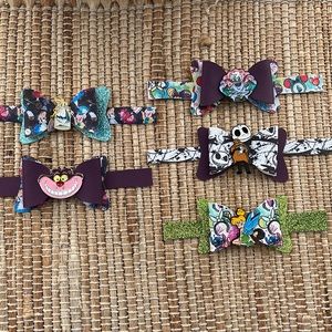 Disney pin nightmare before Christmas jack oggie boogie bow topper for your bag